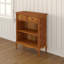 Alaba 89cm H x 75cm W Solid Wood Standard Bookcase