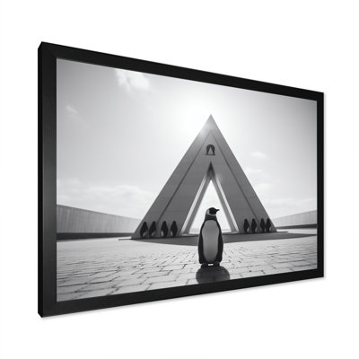 Black And White Penguin Photo - Penguinwall Art