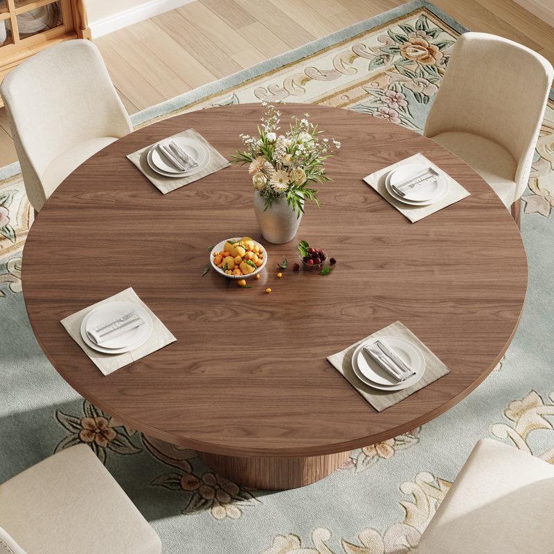 Table de salle à manger Mid-Century, Walnut