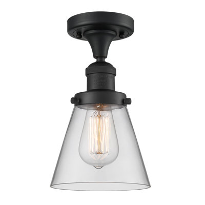 Plafonnier semi-encastré 1 lumière Cone