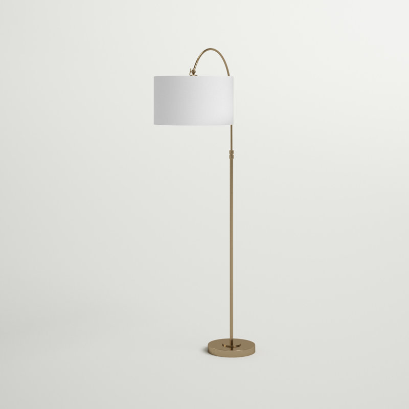 Layden 63.5'' Arched Floor Lamp, Plated Gold