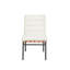 Ensemble de 2 chaises de salle à manger Kive, pieds en fer, Channel Tuft Boucle-113031245