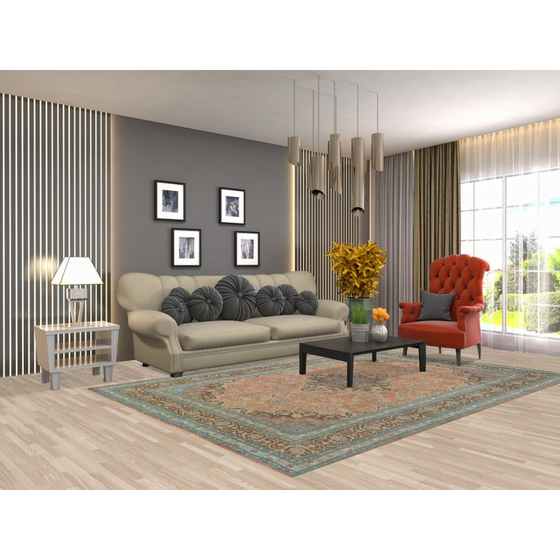 Tapis traditionnel sur-teint 6 x 9