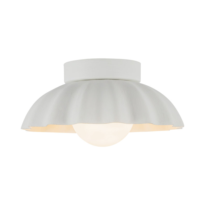 Éclairage pour meuble-lavabo mural 10 po Soleil, Blanc antique, Blanc