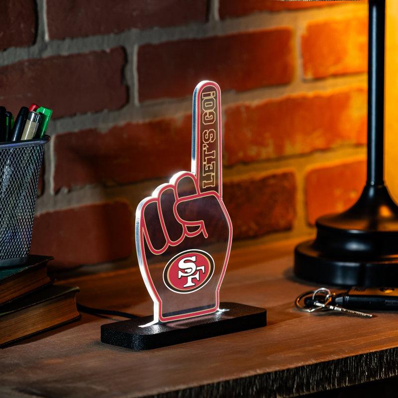 San Francisco 49ers NFL Football Foam Fingerlite