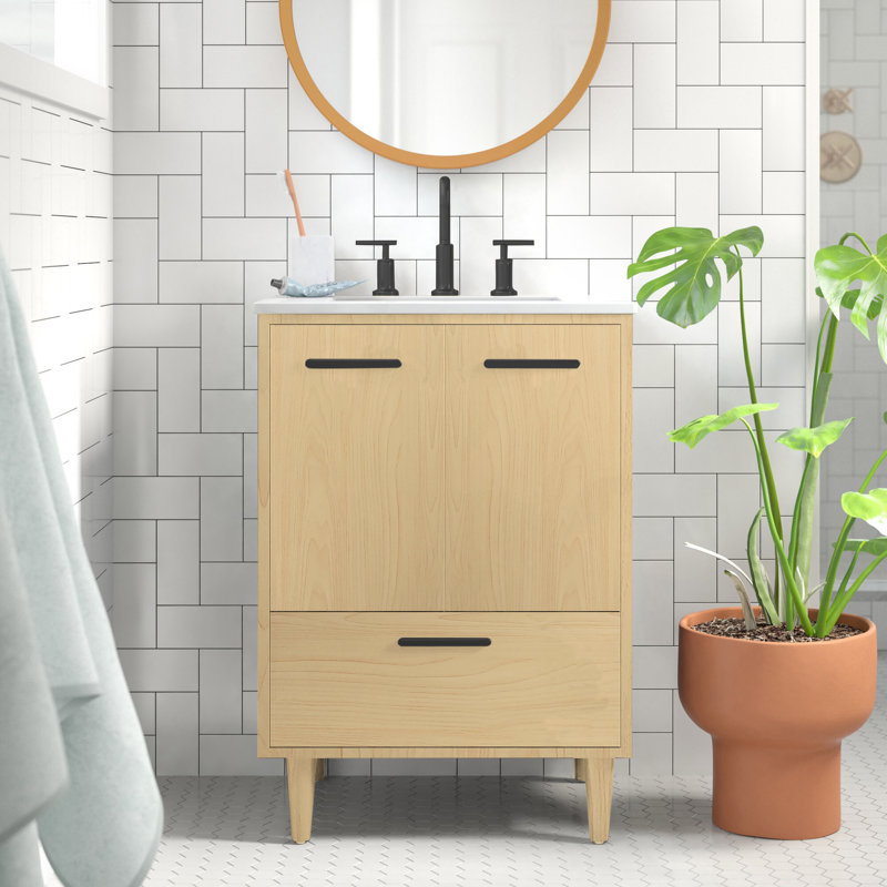 Ensemble de meuble-lavabo simple 24 po Baldwin, Érable