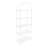  Clear Acrylic Bookshelf, Arched 5-Tier Freestanding Display & Storage Shelf