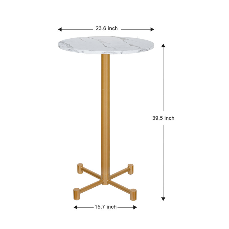 Arieonna Round Metal Base Dining Table