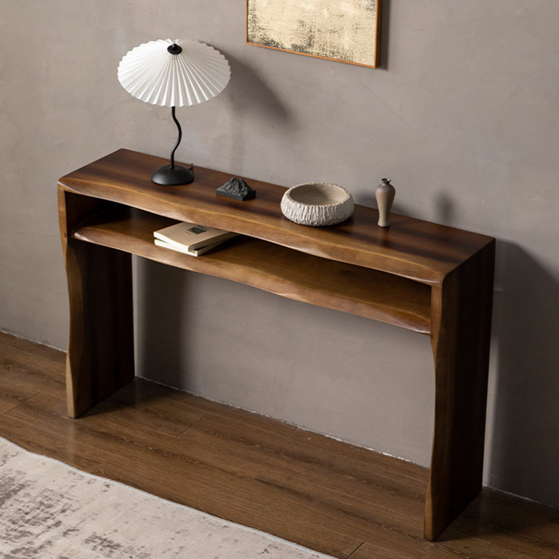 Console en bois massif de style moderne, H 29,5 po x l 47,2 po x P 11,8 po