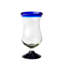 Verre mexicain soufflé à la main à ourlet cobalt, ensemble de 6-98895057