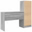 Desk With Storage With Shelf 2 Pcs 100 X 40 X 76 Cm-361128792