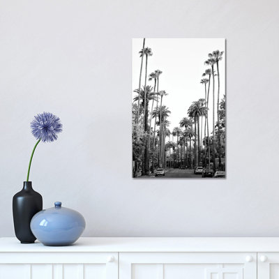 " Black California Series - Los Angeles Palm Trees " by Philippe Hugonnard