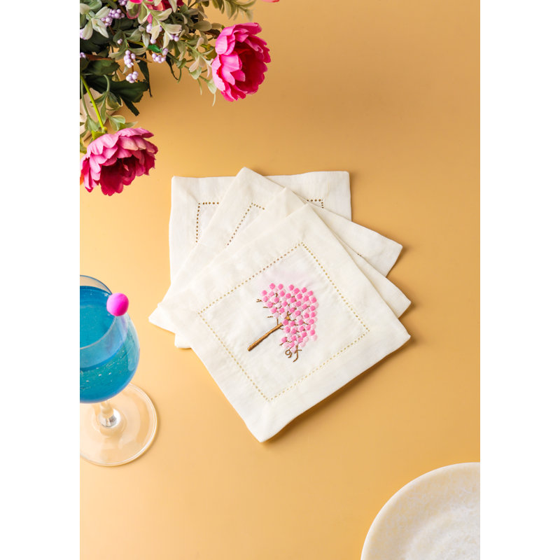Cherry Blossom Cocktail Napkins