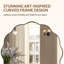 Miroir de salle de bain Contemporary Cadre en acier inoxydable-1848761132-1852264004