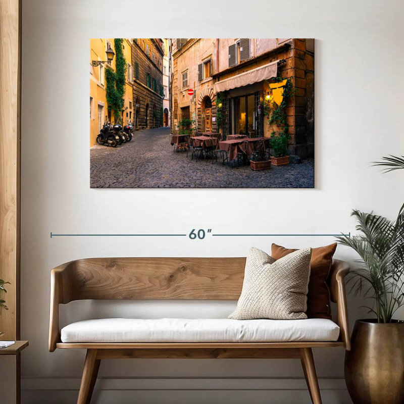 Sirci, rue historique de Rome, H 30 po x l 45 po