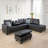 Plyler 97.2" Wide Modular Sectional with Ottoman-1531271663-1531271661