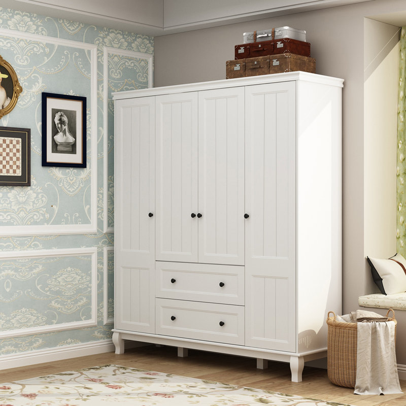 4 Door Wardrobe With 2 Drawer
