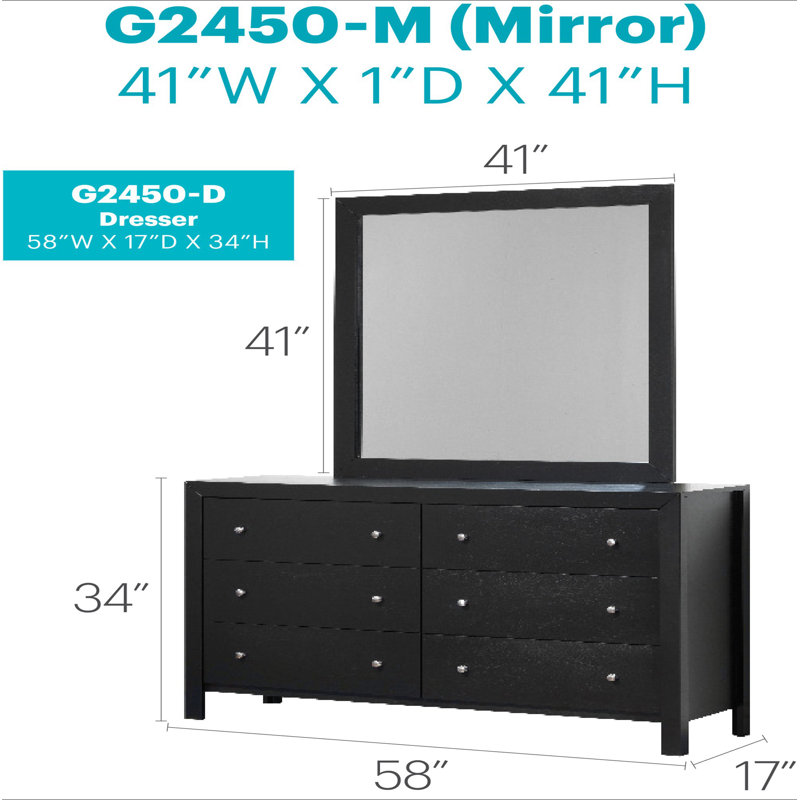 Commode Burlington G2450-D, Noir