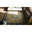 Early 19th Century Floral Antique Yellow Chinese Ningxia Rug