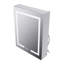 Pharmacie encastrable et encastrée en aluminium 24 po avec lumières DEL, désembueur, prises électriques, tablettes réglables, 1 porte à droite de 24 po-134384182-134384344