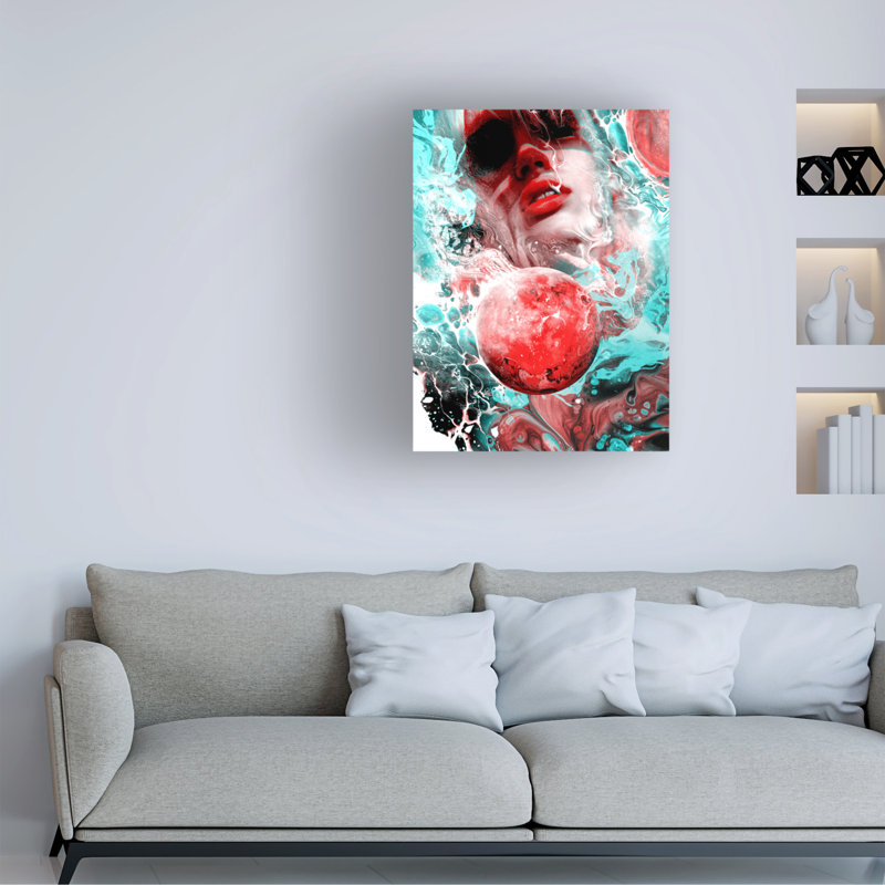 Barrett Biggers Drowning In Emotion, art sur toile, H 14 po x l 19 po