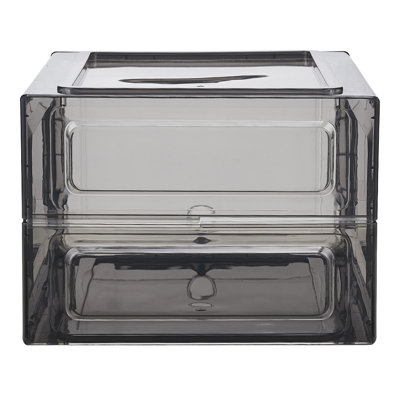 6 - Pair Stackable Shoe Storage Box