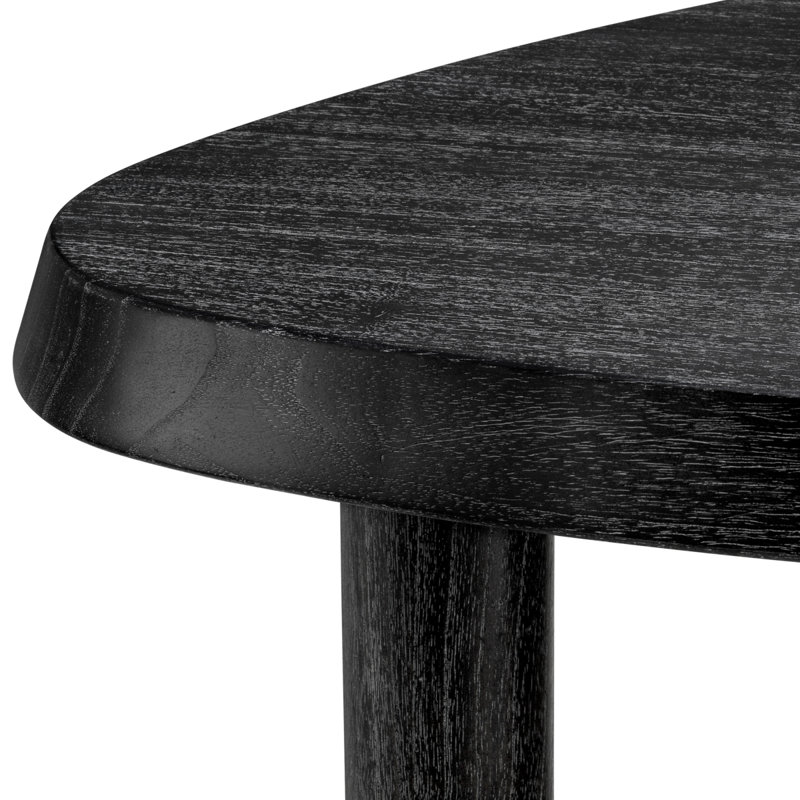 Briel Solid Wood Coffee Table, Gray, 13.78" H x 29" L x 23" W