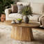 Table basse ovale 47 po, table d'appoint Farmhouse-1735814338