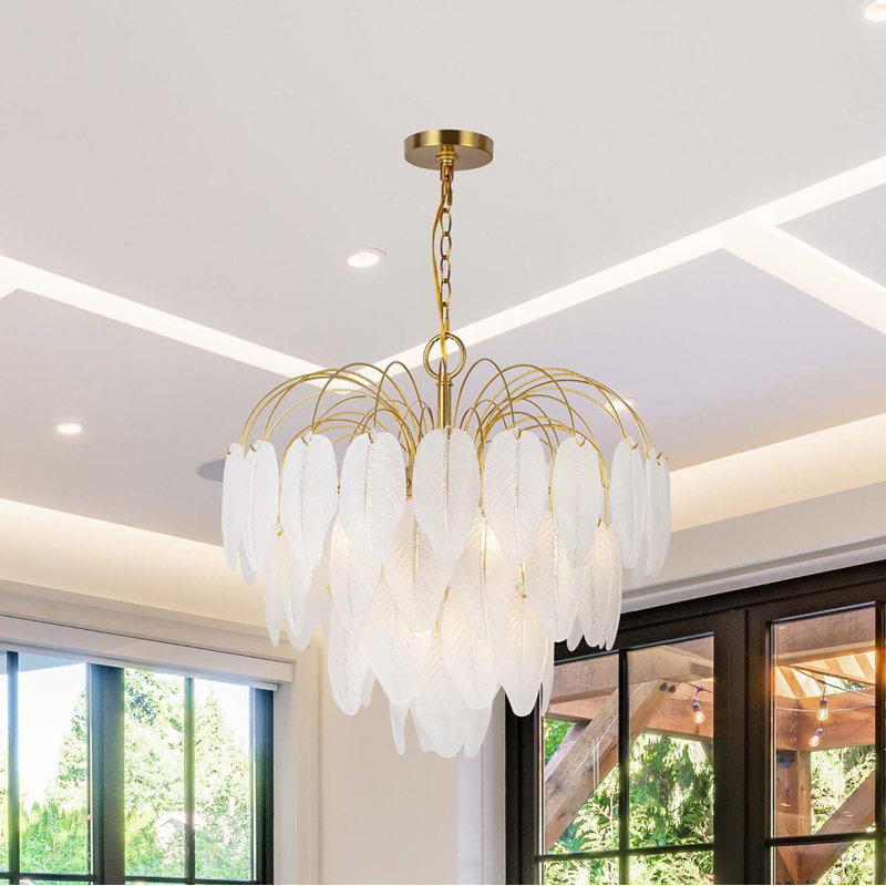 Alessia - Chandelier - Brushed Brass - 10-Light