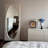Rectangle Stainless Steel+Manufactured Wood Full Length Mirrors