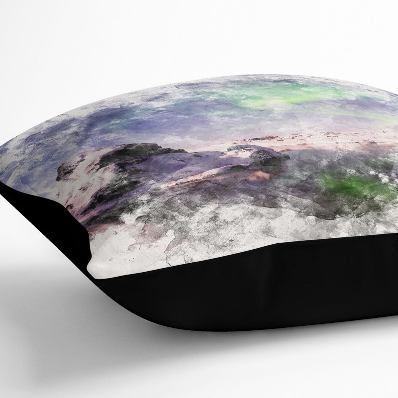 Square Cushion, 40cm H x 40cm W x 15cm D, Black