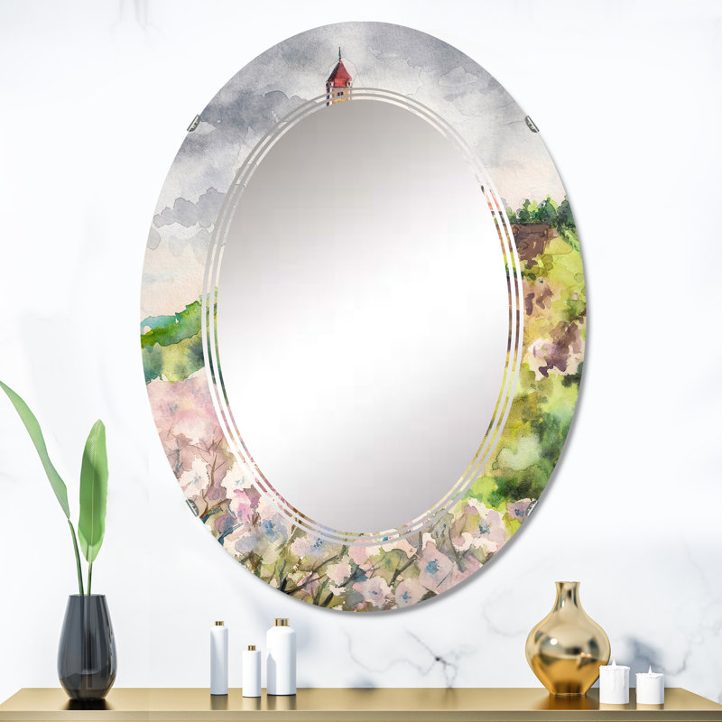 Oval Mirror, 36" x 24"