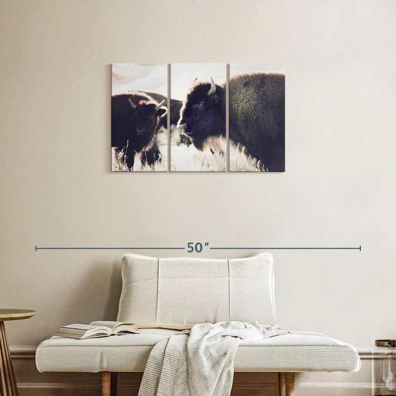 Brampt Buffalo Pasture, 20" H x 33" W