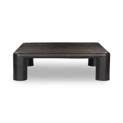 Table basse Chrisann - aluminium bronzé