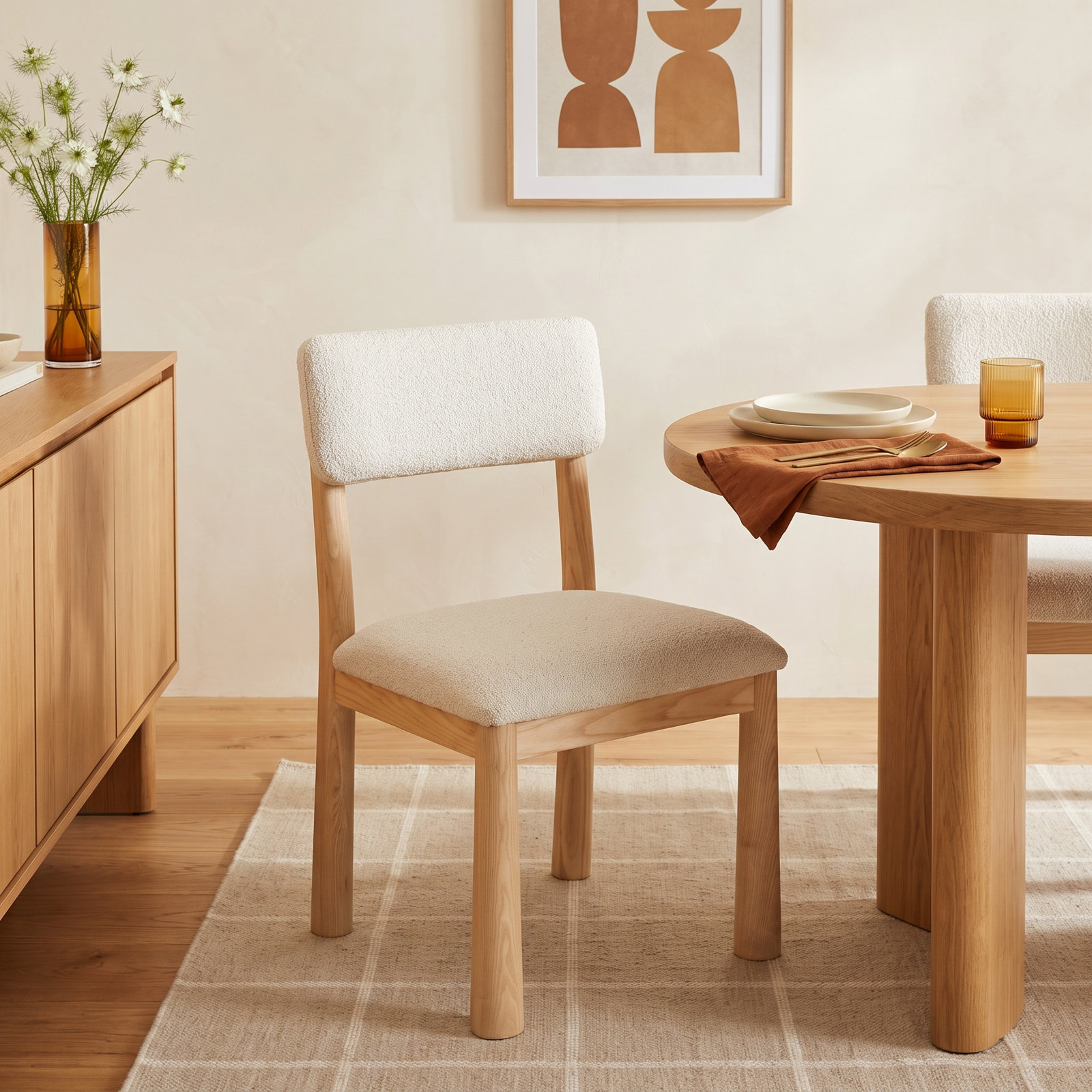Boston Dining Chair, Taupe
