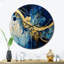 Horloge murale en métal Sunlight Breaking In The Waves III-93381306