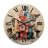 City Cubic Street Art - Cubism Oversized Wood Wall Clock-1867815007