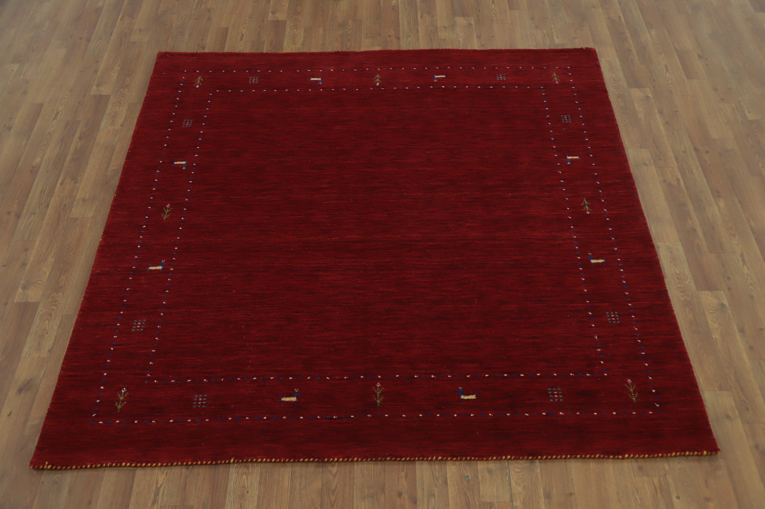 Isabelline Tribal Square Area Rug 6x6 | Wayfair