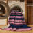 Machine Washable Horizontal Stripes Pink Area Rug-274714118