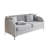 Cheribin 70.72" Velvet Recessed Arm Loveseat