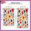 Rideaux à motif floral coloré, voilages et rideaux à motif floral - 1 panneau-1018667771-1018667769