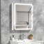  Armoire à pharmacie lumineuse sans cadre à fixation en surface avec miroir et 2 tablettes-615307790