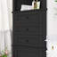 Armoire haute triangulaire à 3 tiroirs avec tablettes réglables pour la maison-1367182360