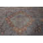 Tapis bleu à motif floral surteint 10 x 13