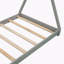 Lit plateforme House avec structure triangulaire-1064462186