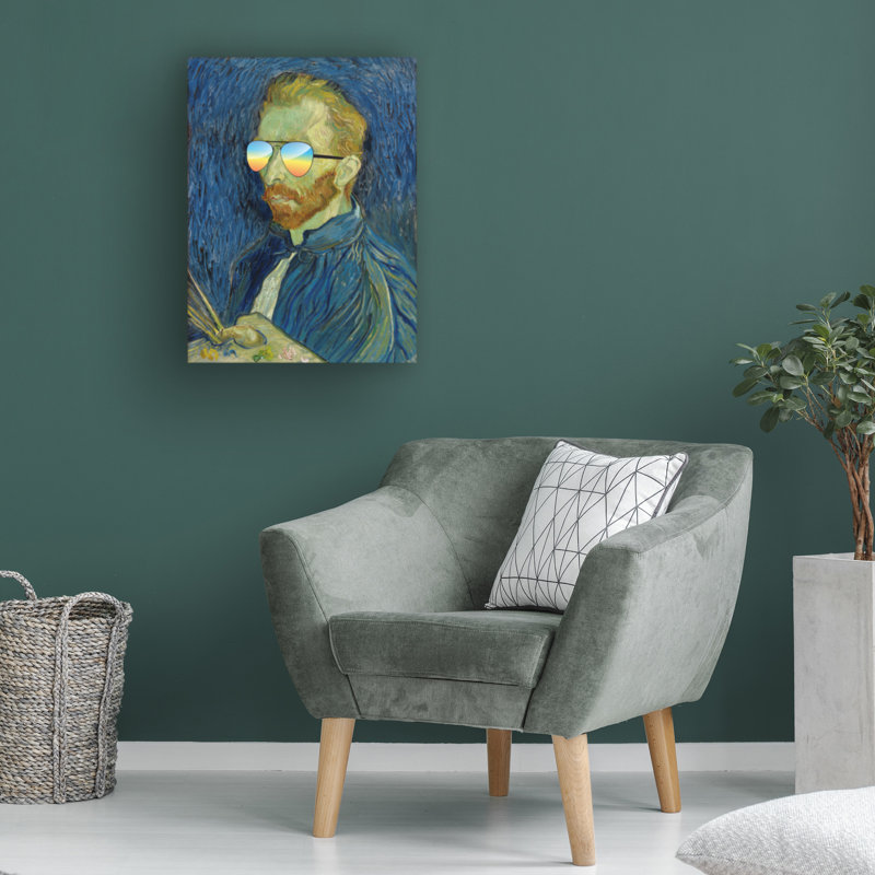 Art sur toile, maîtres bolognais, Redux Van Gogh, H 14 po x l 19 po
