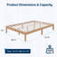 Lit plateforme 12 "en bois massif avec lattes en bois, aucun sommier requis-1477778871-1484401000