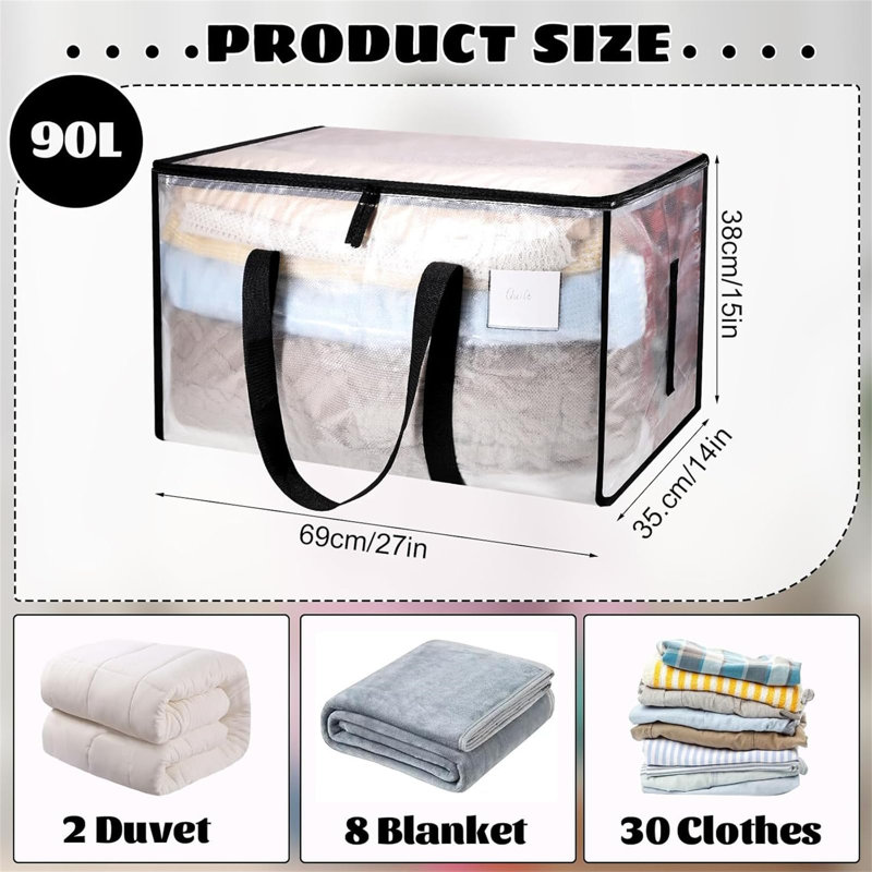 Brayden Studio Polyethylene Plastic Storage Bag