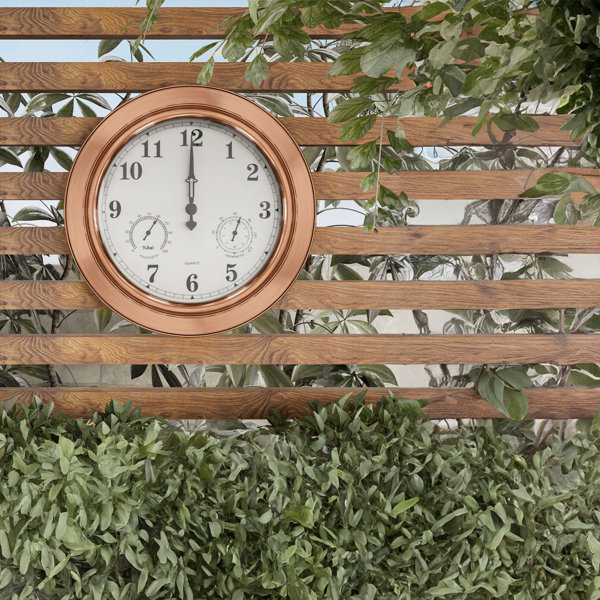 outdoor barometer clock