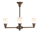 27" Wide Revival Oyster Bay Goblet 4 Light Chandelier